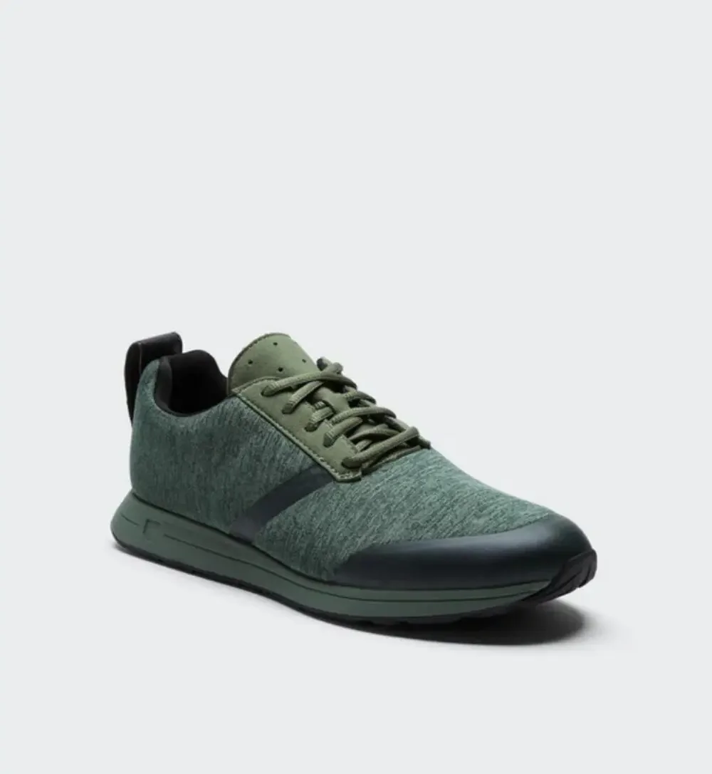 YORK Athletics Mens Henry Sweatshirt Casual Sneaker US 8 Green Knit Athletic NIB